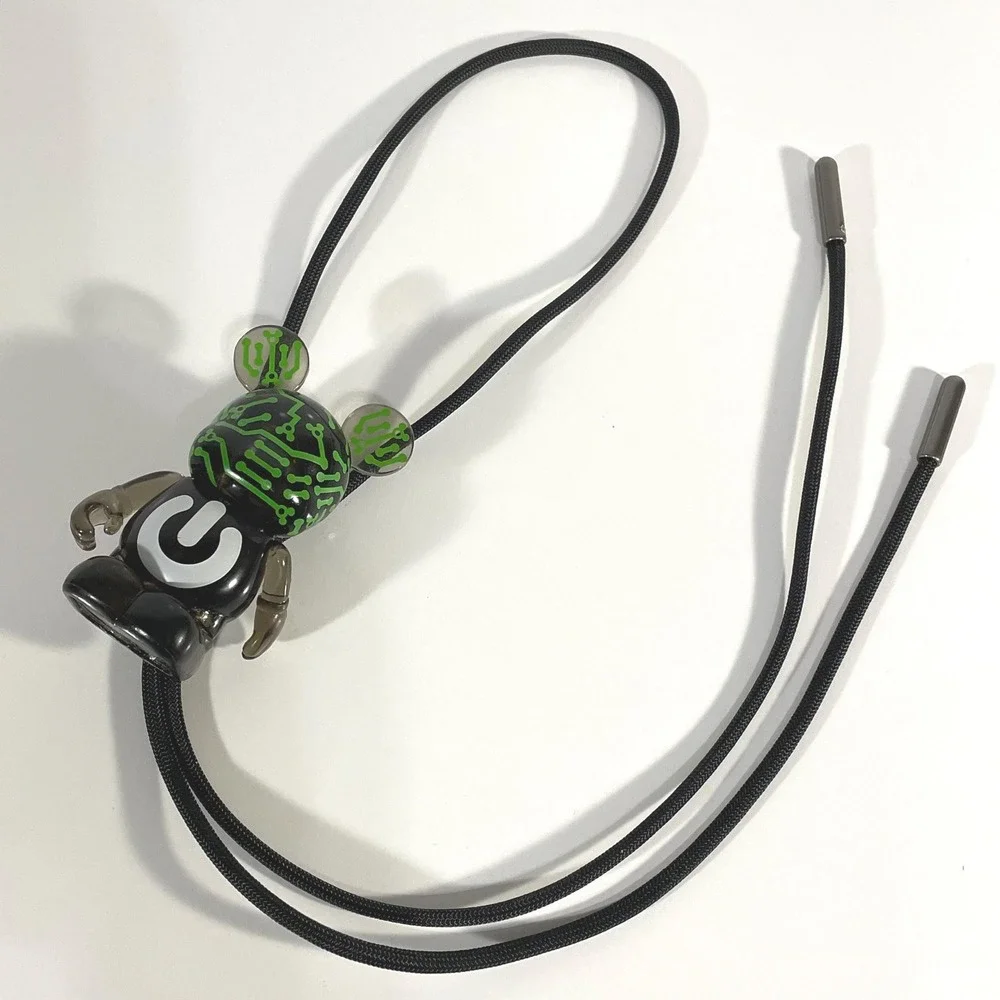 Bolo Tie Custom Disney Mickey Power Up Circuit Board Prom IT Dept Fun Unique